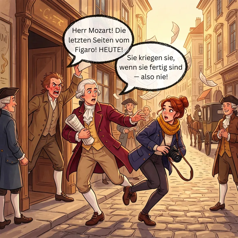 Comic-Panel 4: Der Rempler